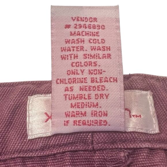 Girls Purple Skort Xhilaration M Y2K Button Front Cotton Shorts School - Picture 8 of 8